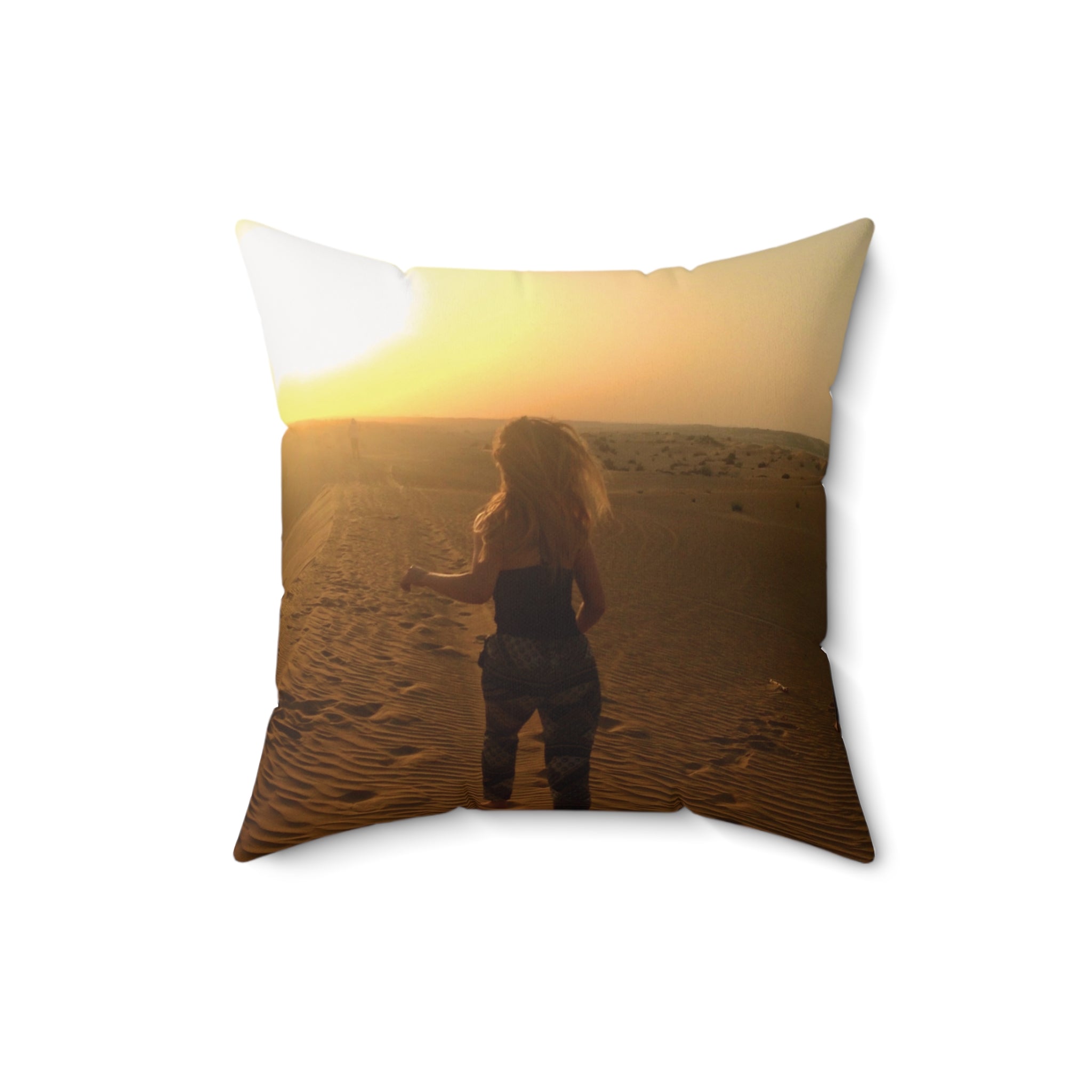 Square Cat Pillow — Detailed Cat Design & Custom Photo Throw Cushion