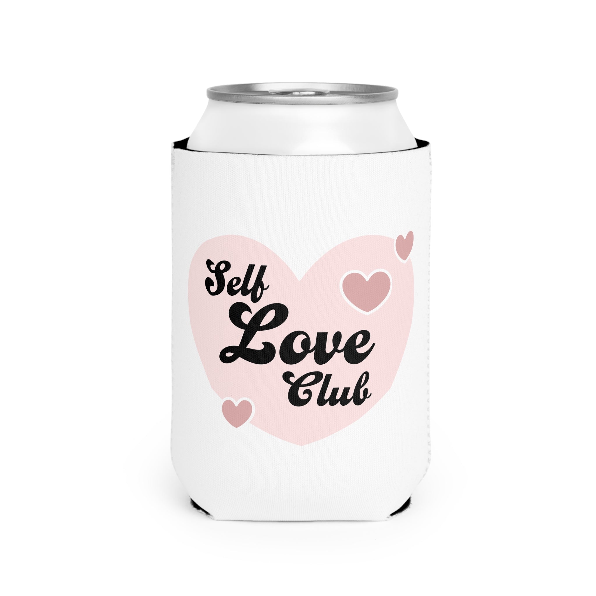 Cat Can Cooler Sleeve — Self Love Club Detailed Cat Koozie