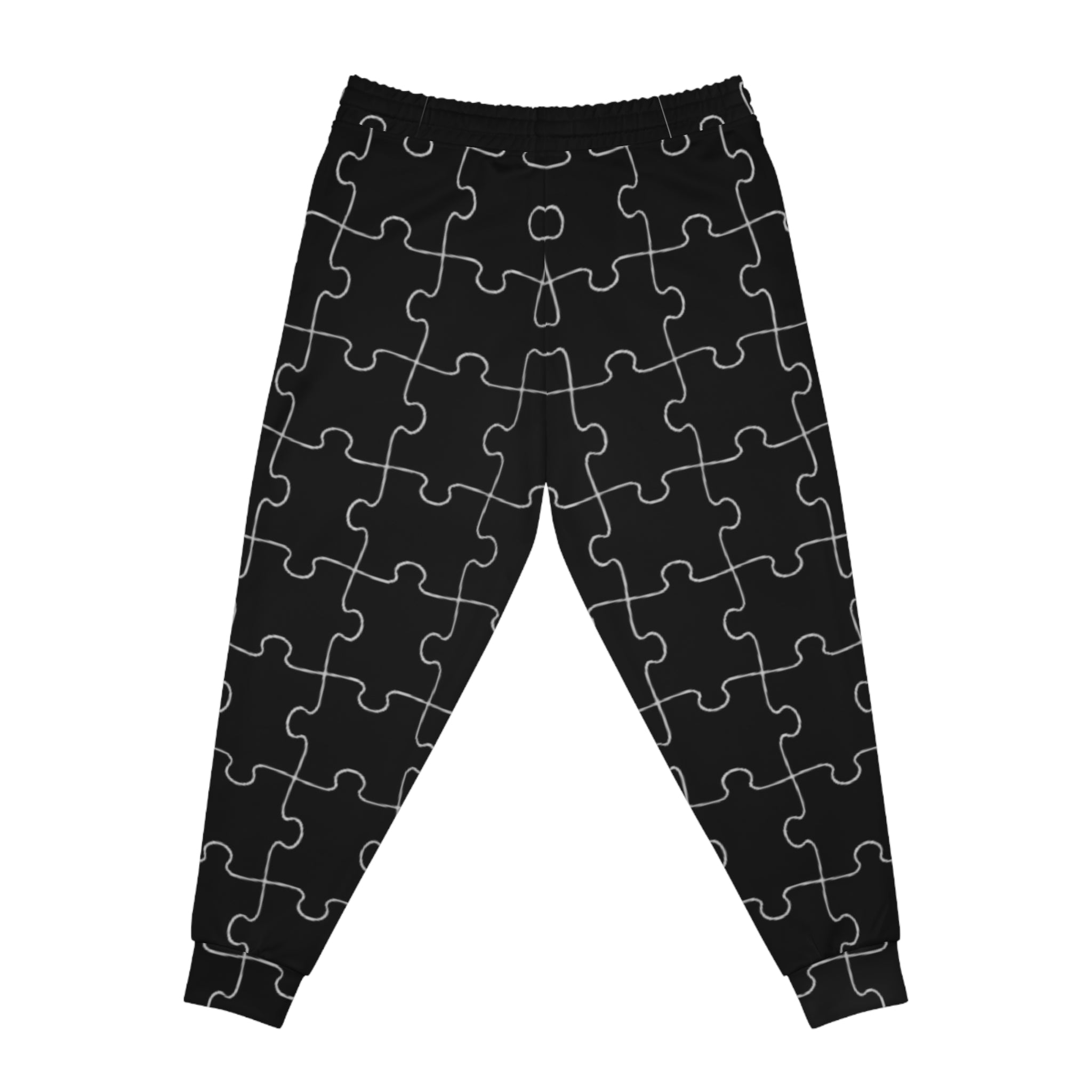 Black Semi-Colon Puzzle Joggers (Women's)