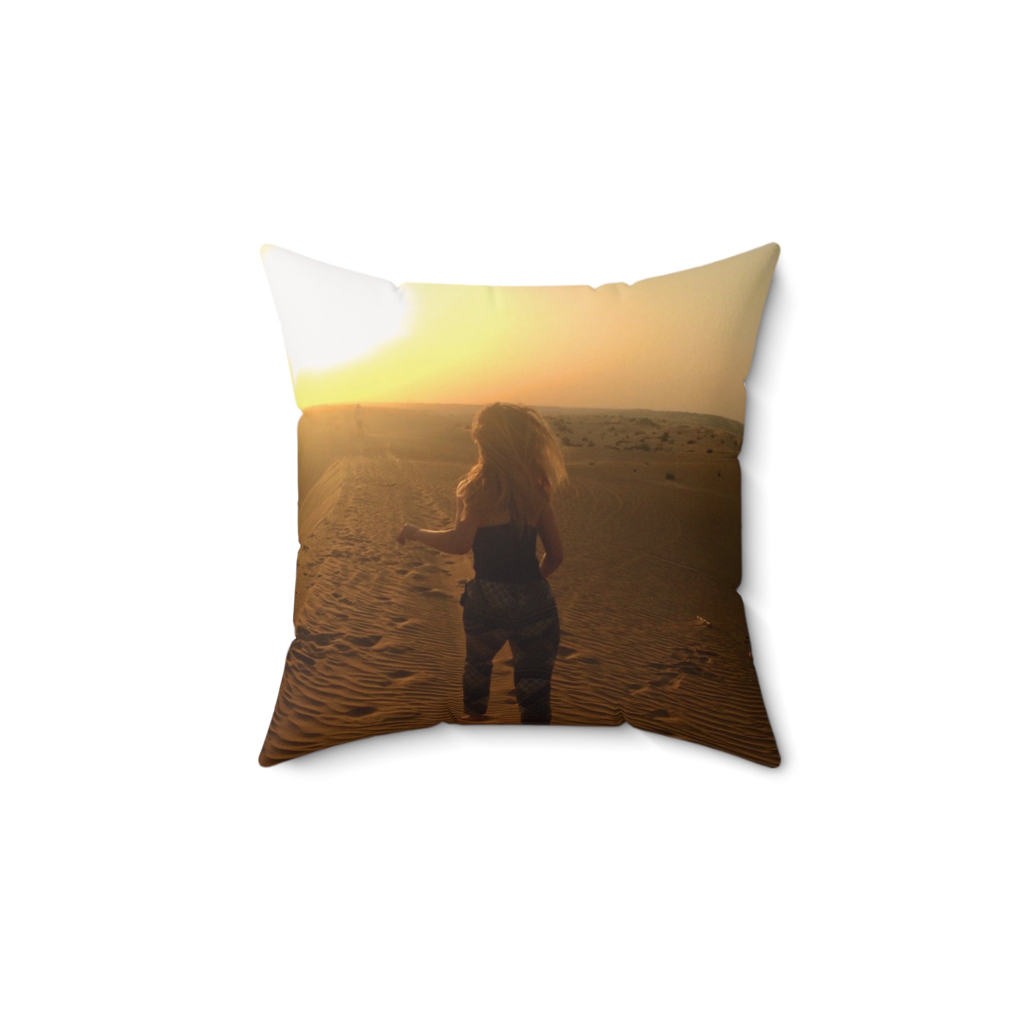Square Light Bulb Pillow — Aesthetic Light Bulb Design & Custom Photo Throw Cushion