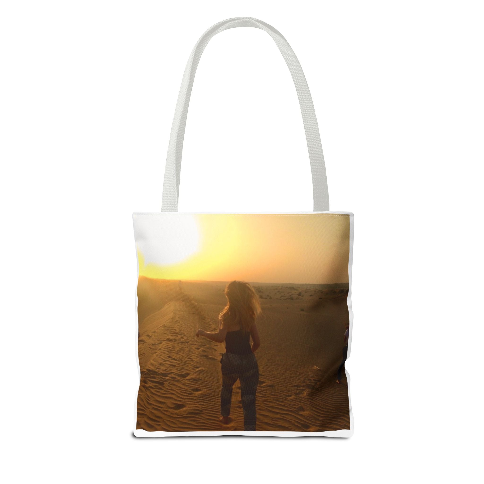 Custom Light Bulb Tote Bag — Inspirational Quote & Aesthetic Light Bulb All-Over Print Tote