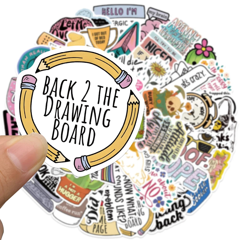 50PCS Funny Stickers