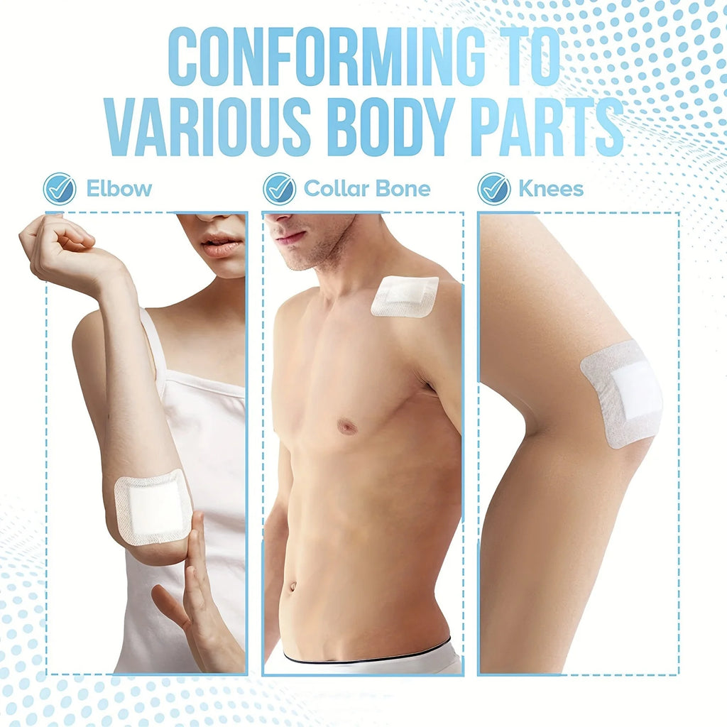 50pcs Large Hypoallergenic Medical Adhesive Wound Dressing 6*7cm