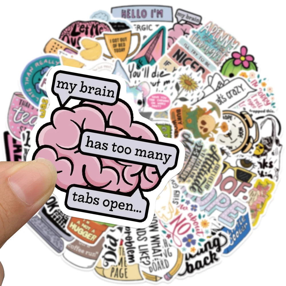 50PCS Funny Stickers